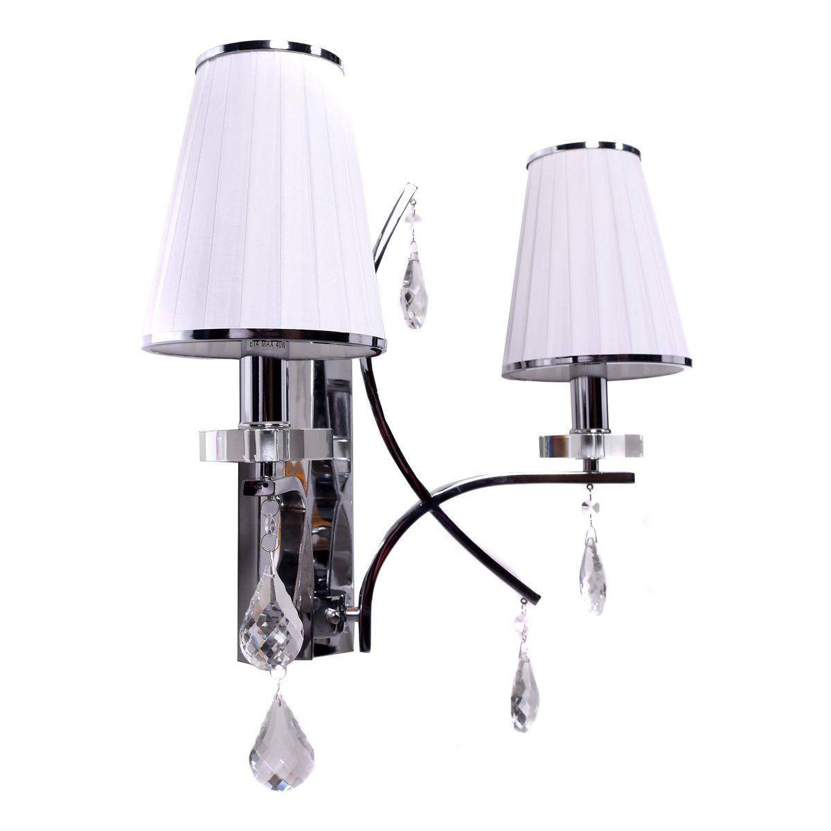 

Бра Lumina Deco Glamour LDW 66247-2 WT+CHR