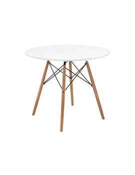 Купить Стол Table 90 white / wood, Варианты цвета: белый, Варианты размера: 90