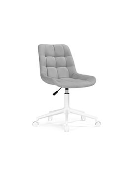 Купить Компьютерное кресло Честер светло-серый / белый, Цвет: серый-1
