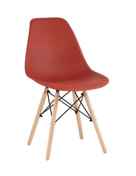 Купить Стул Eames Style DSW терракотовый (разборный каркас), Цвет: терракотовый