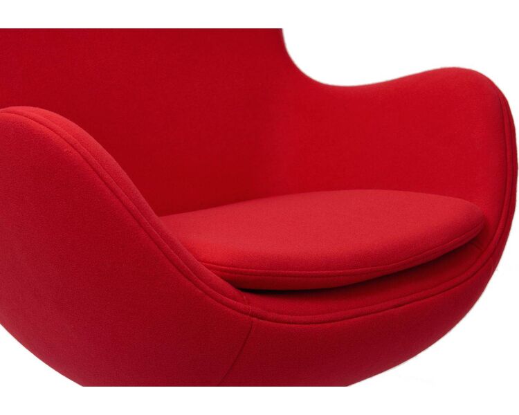 Купить Кресло Egg Chair, кашемир, красный, Цвет: красный, фото 6