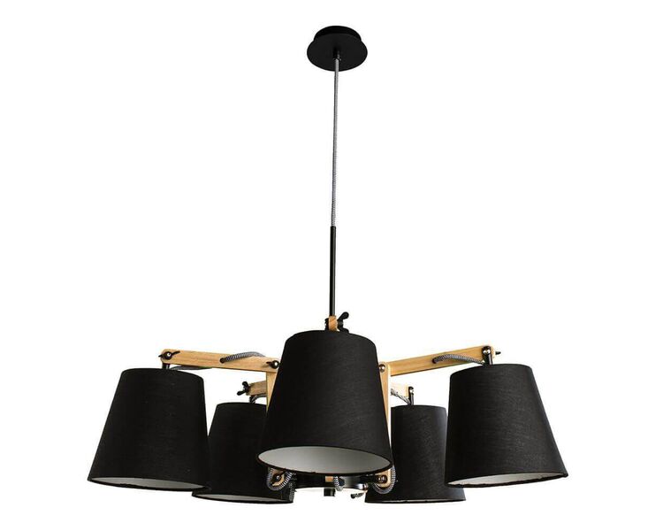 Купить Подвесная люстра Arte Lamp Pinoccio A5700LM-5BK, фото 4