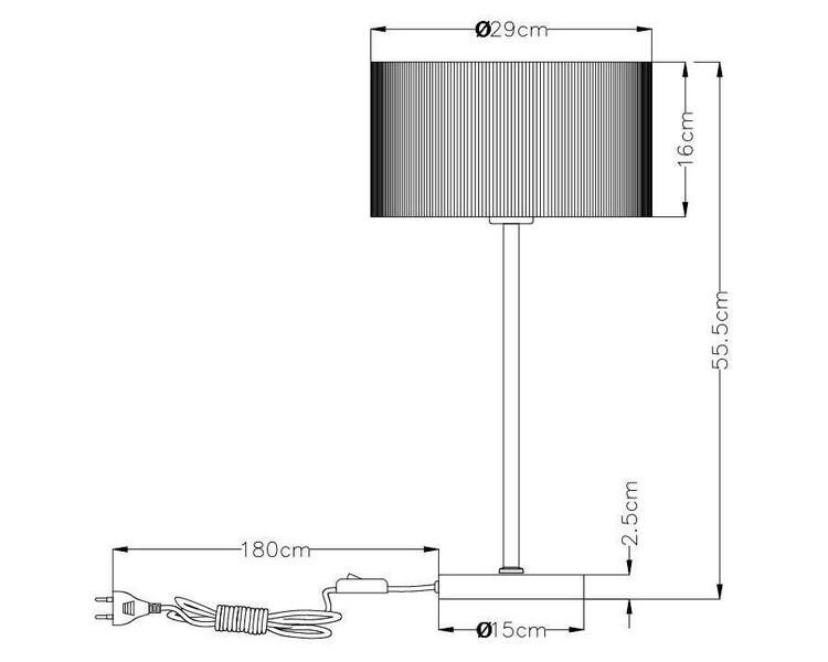 Купить Настольная лампа Arte Lamp Mallorca A1021LT-1SS, фото 3