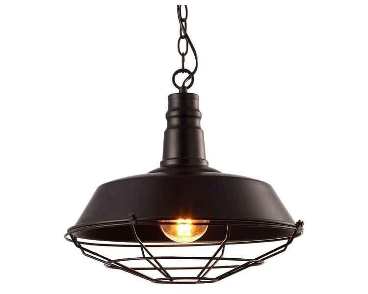 Купить Подвесной светильник Arte Lamp Ferrico A9183SP-1BK, фото 2