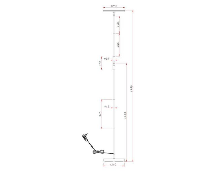 Купить Торшер Arte Lamp Sceptrum A1822PN-1BK, фото 4