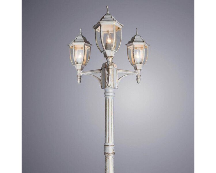 Купить Садово-парковый светильник Arte Lamp Pegasus A3151PA-3WG, фото 2