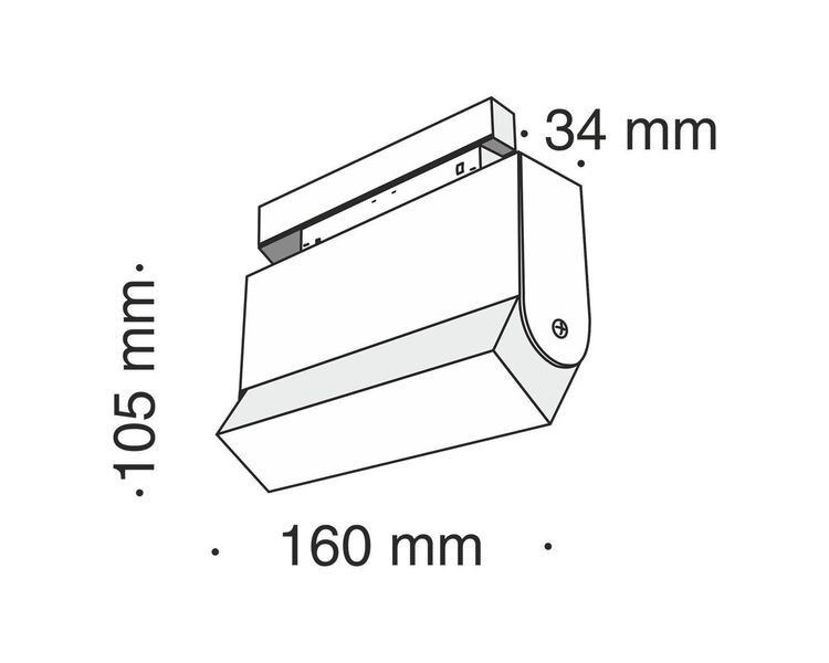 Купить Трековый светодиодный светильник Maytoni Track lamps TR013-2-10W4K-B, фото 2