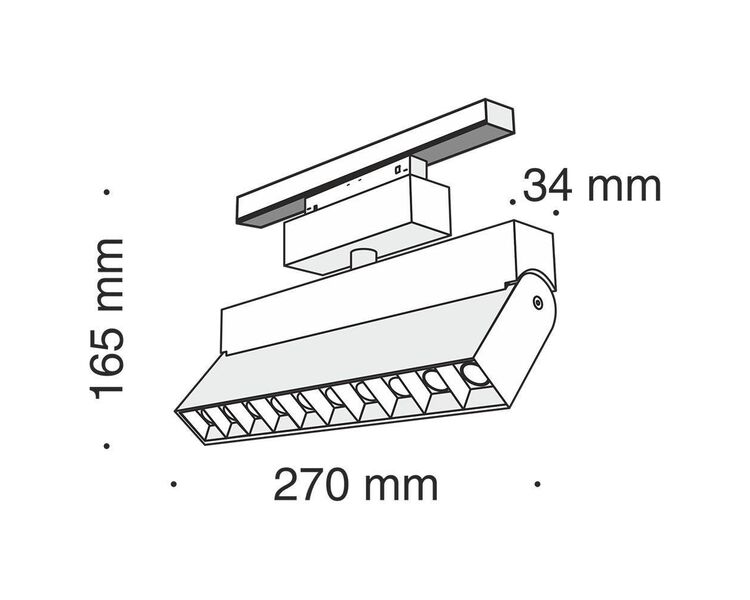 Купить Трековый светодиодный светильник Maytoni Track Lamps TR015-2-20W4K-B, фото 2