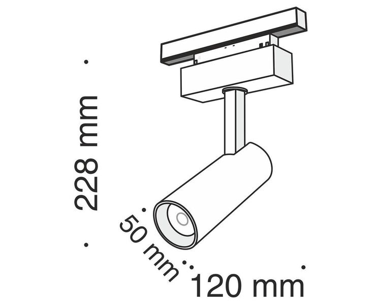 Купить Трековый светодиодный светильник Maytoni Track Lamps TR019-2-10W4K-B, фото 2