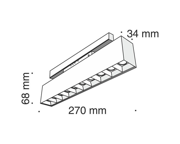 Купить Трековый светодиодный светильник Maytoni Track Lamps TR014-2-20W4K-B, фото 2