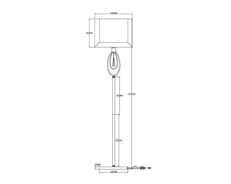 Купить Торшер Moderli V2581-1F Dark 1*E27*60W, фото 8