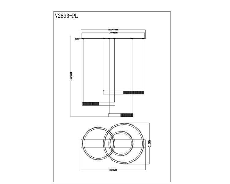 Купить Светодиодный подвесной светильник с пультом Moderli V2893-PL Novas LED 150W, фото 11