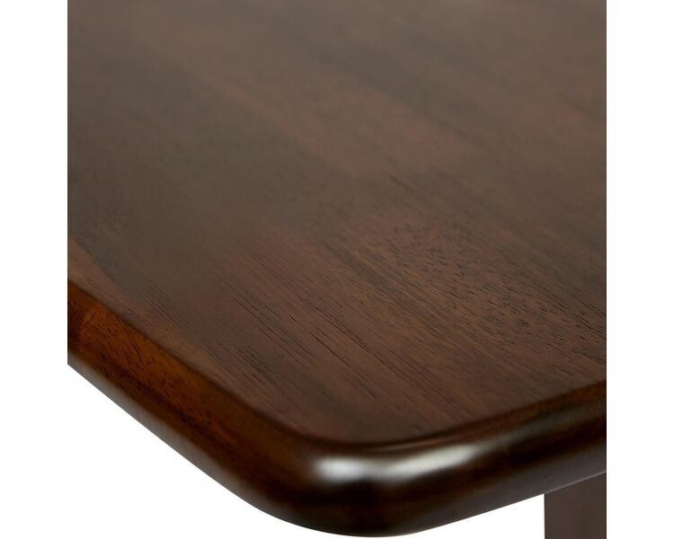 Купить Стол TEODORO (mod. F-SHR3624RD W4) дерево гевея/мдф, орех, Варианты цвета: walnut (орех), Варианты размера: 90-120, фото 5