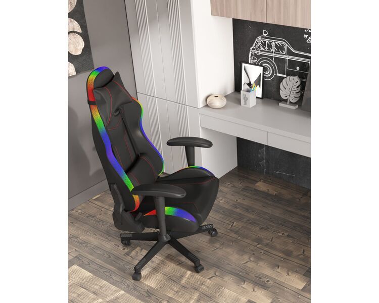 Купить Кресло игровое TopChairs GMM-080 черный, Цвет: черный, фото 4