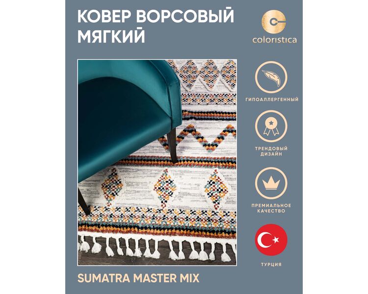 Купить Турецкий ковер SUMATRA MASTER MIX, Варианты размера: 160 x 230, фото 4