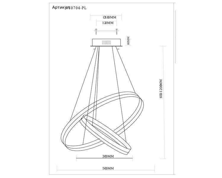 Купить Люстра подвесная светодиодная Moderli V10704-PL Nova, Модель: V10704-PL, фото 12