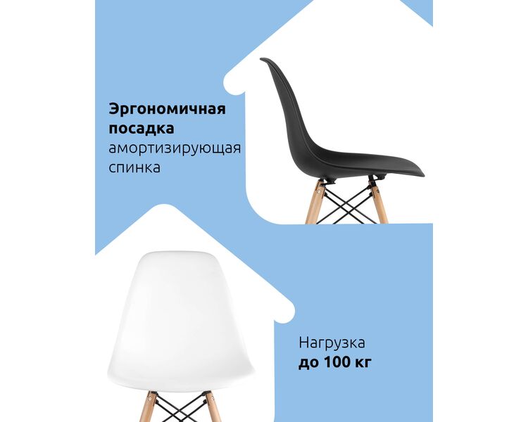 Купить Стул Style DSW голубой x4 (разборный каркас), Цвет: голубой, фото 4