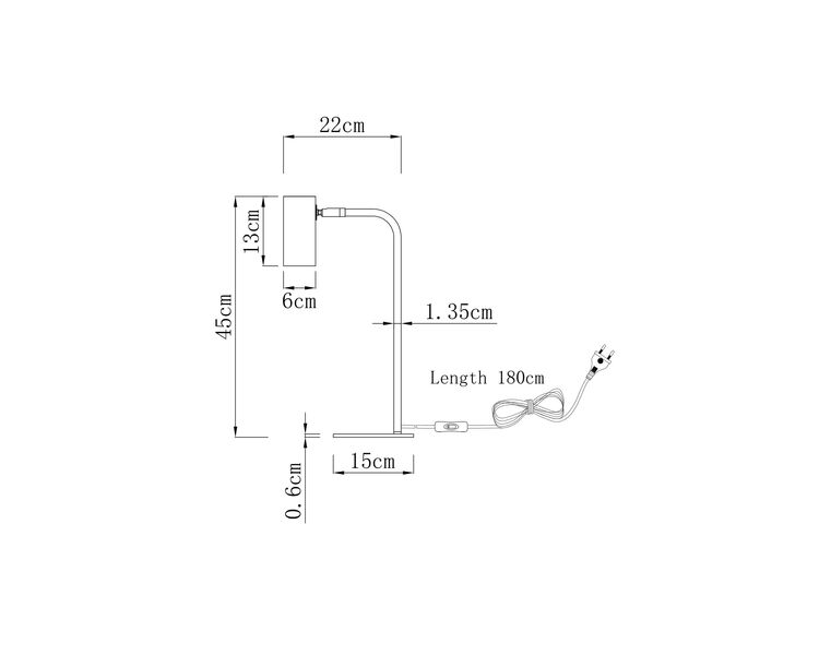 Купить Лампа настольная Moderli V11002-TL Fine, Модель: V11002-TL, фото 7