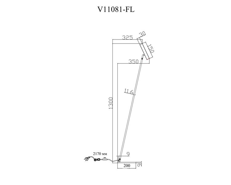 Купить Торшер светодиодный Moderli V11081-FL Harmo, Модель: V11081-FL, фото 6