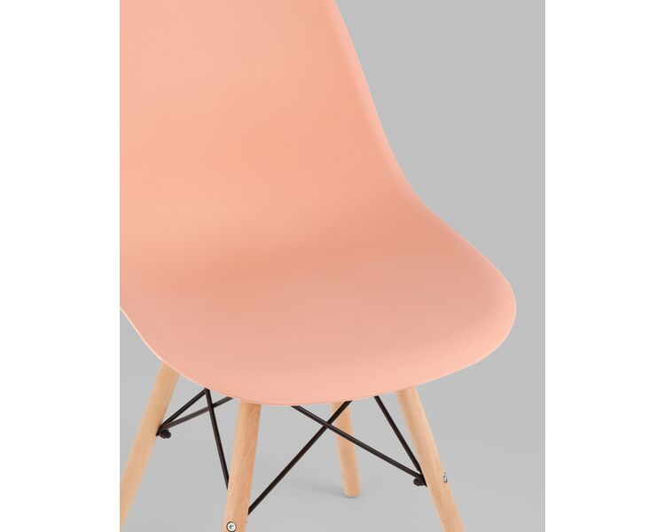 Купить Стул Eames Style DSW персиковый (разборный каркас), Цвет: розовый, фото 3