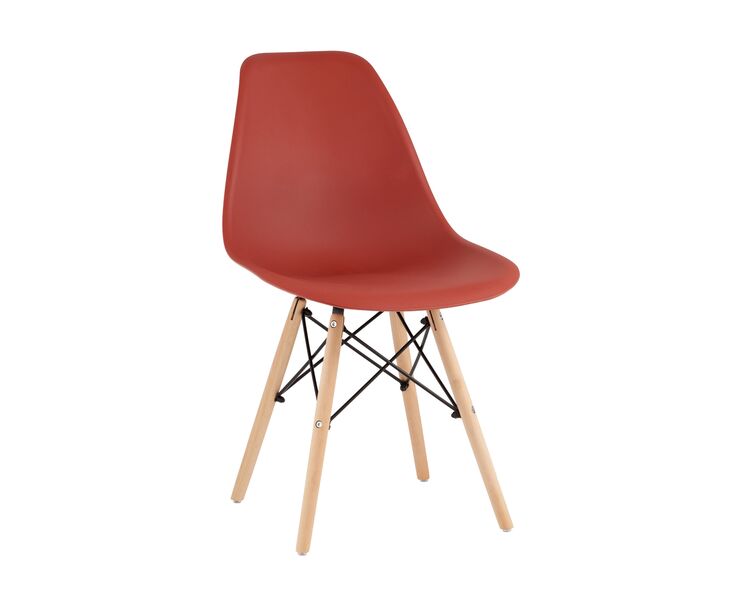 Купить Стул Eames Style DSW терракотовый (разборный каркас), Цвет: терракотовый